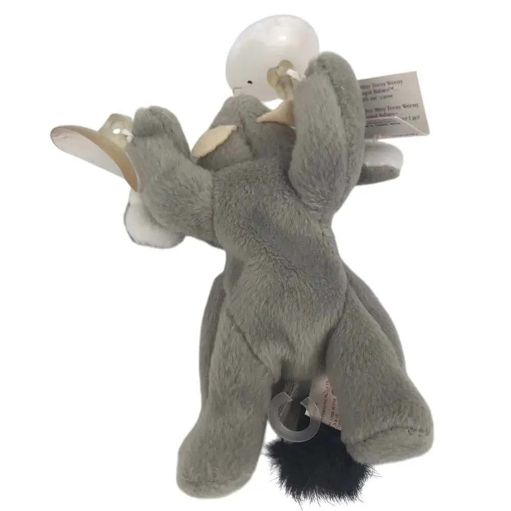 Kellytoy Little Mini Beanpal Babies Nuttah Jr. Elephant Plush Suction Cups 1996